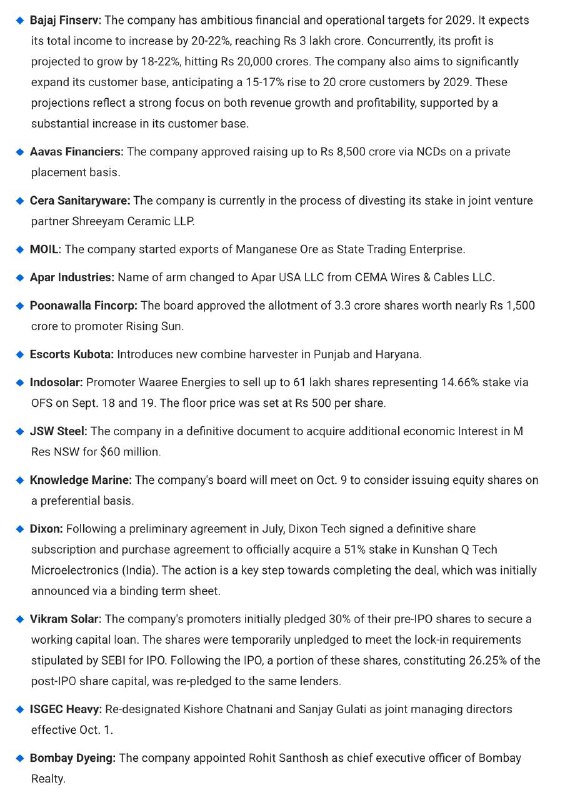 STOCKS TO WATCHSTOCKS TO WATCH
