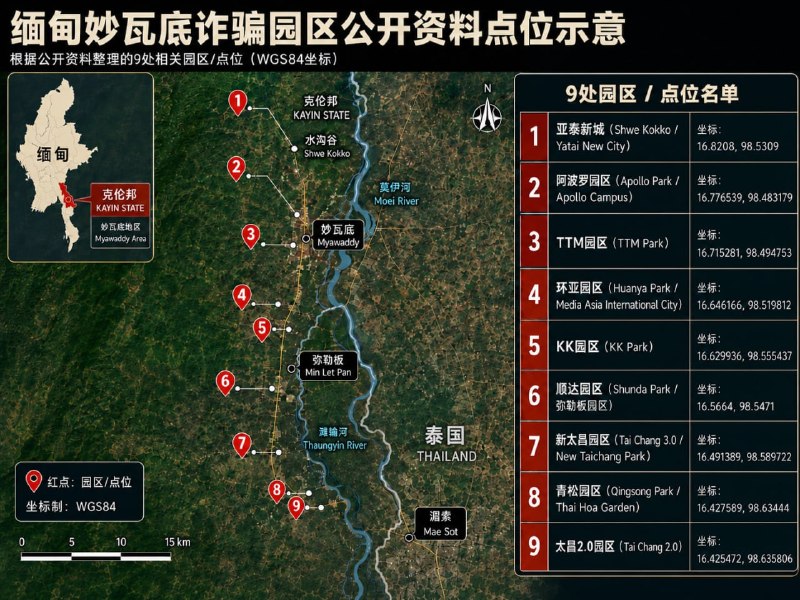 东南亚华人大事件：反人口贩运组织称过去半年至少记录到9个新诈骗园区 8月20日13时 配图
