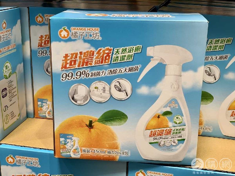 110/09/22  Costco新商品通知ORANGE HOUSE 橘子工坊超濃縮浴廁清潔劑 #213346