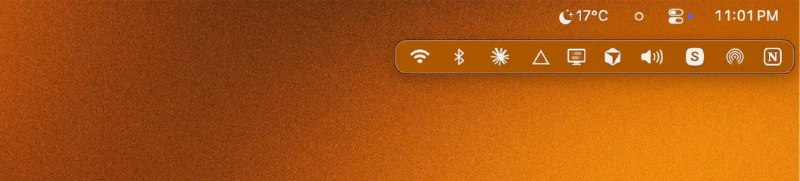 Thaw：开源macOS 26 的菜单栏管理器，增强菜单栏功能和显示之前在资源站阿喵我分享过ICE，macOS 菜单栏管理神器，4M 小巧免费开源，支持隐藏菜单栏，并提供多种触发方式显示隐藏项，可惜停更了