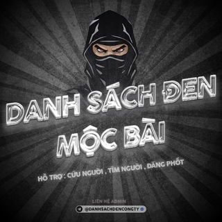 Telegram profile photo for DANH SÁCH ĐEN MỘC BÀI - 官方渠道