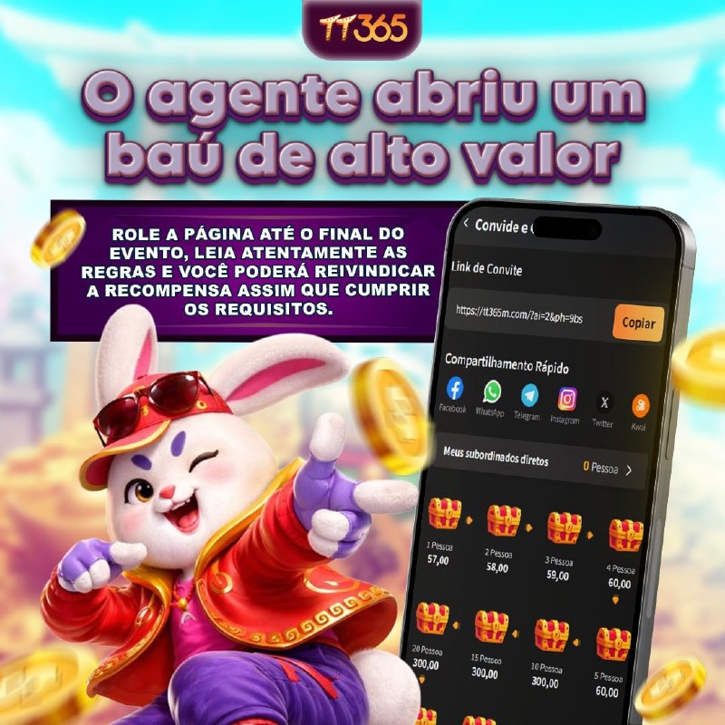 Canal oficial TT365 código de resgate