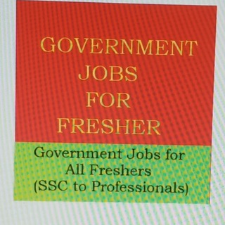Government Jobs For Freshers Telegram Group Link