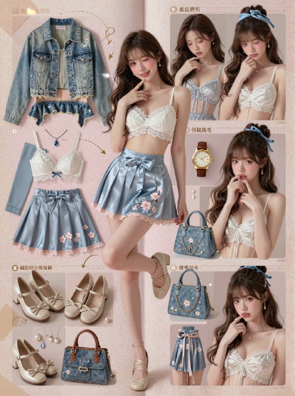 ootd | 穿搭拆解一组超级可爱纯欲风穿搭 ootd | 穿搭拆解一组超级可爱纯欲风穿搭@aigc1024ootd | 穿搭拆解一组超级可爱纯欲风穿搭 ootd | 穿搭拆解一组超级可爱纯欲风穿搭@aigc1024