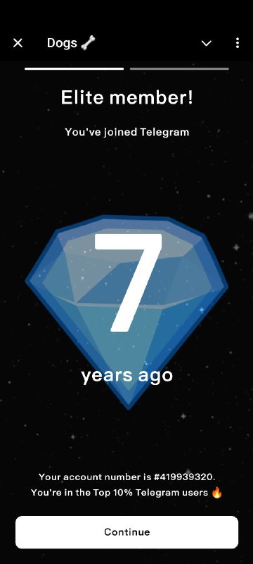 Telegram杜老板上线了 TG 专用虚拟代币 DOGS ，会自动根据账号的使用时长获得一定量赠币，然而目前是啥也不能兑换…（备注：需要设置了用户名才能参加活动）Telegram杜老板上线了 TG 专用虚拟代币 DOGS ，会自动根据账号的使用时长获得一定量赠币，然而目前是啥也不能兑换…（备注：需要设置了用户名才能参加活动）