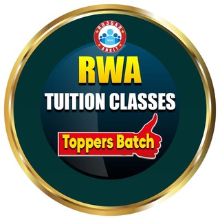 TOPPERS बैच RWA TUITION CLASSES Telegram Group Link