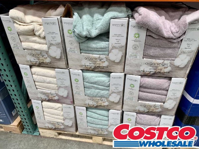 110/10/12 Costco新商品通知ORGANICOTT 有機純棉浴巾 #1499856