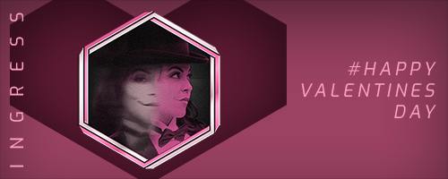 💖 情牽Ingress、連結社群、分享愛！💖在 2 月 14 日的情人節活動中建立連線即可獲得粉紅主題獎勵