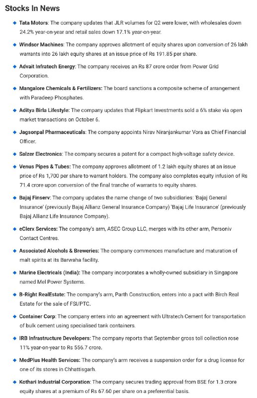 STOCKS TO WATCHSTOCKS TO WATCH