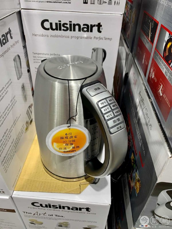 #Costco好市多01月新品通知CUISINART 美膳雅不鏽鋼溫控電茶壺 CPK-17TW #110560