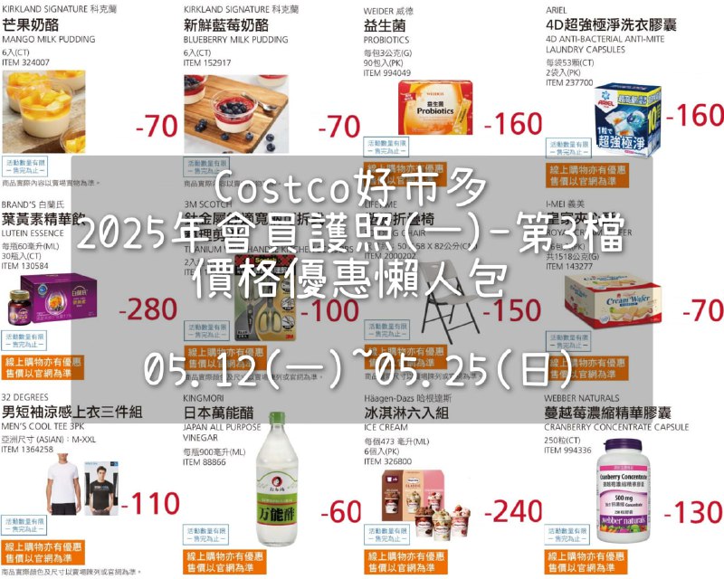 優惠情報 