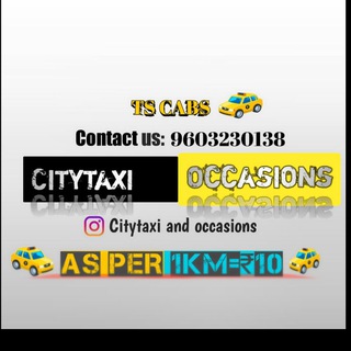 🚖TS CABS City taxi and occasions🚕 Telegram Group Link