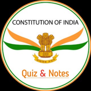 Telegram profile photo for संविधान Constitution Polity Quiz Notes
