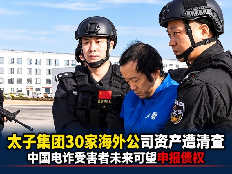 东南亚华人大事件:太子集团30家海外公司资产遭清查 中国电诈受害者未来可望申报债权 1配图