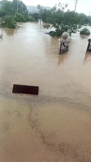 Massive flooding caused by heavy rain in Changxing County, Huzhou, Zhejiang Province, China 🇨🇳 (14.08.2026)