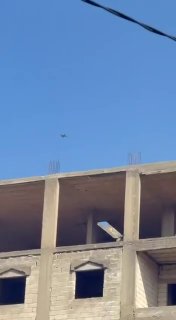 וידאו | כטב"מ ישראלי טס בגובה נמוך מעל העיר נבטי בדרום לבנון.