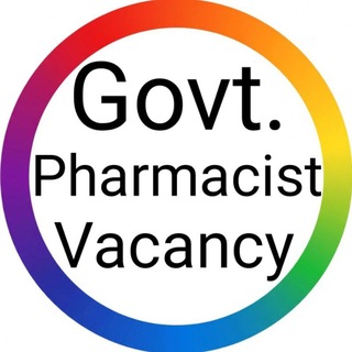 Telegram profile photo for Govt .Pharmacist Vacancy 2026 - 27