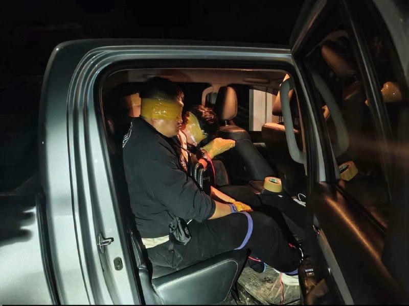 湄索大事件：3名中国男子险被绑架至缅甸！ 10月29日凌晨 泰国来兴府警方拦截一配图
