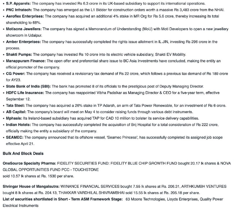 STOCKS IN NEWSSTOCKS IN NEWS