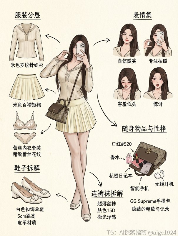 我的穿搭拍给你看！@aigc1024我的穿搭拍给你看！@aigc1024
