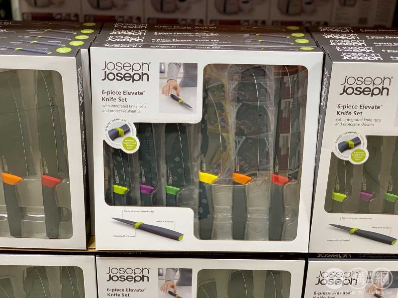 #Costco好市多04月新品通知JOSEPH JOSEPH 不沾桌刀具6件組附刀套 #131049