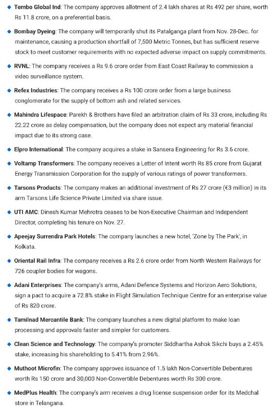 STOCKS TO WATCHSTOCKS TO WATCH