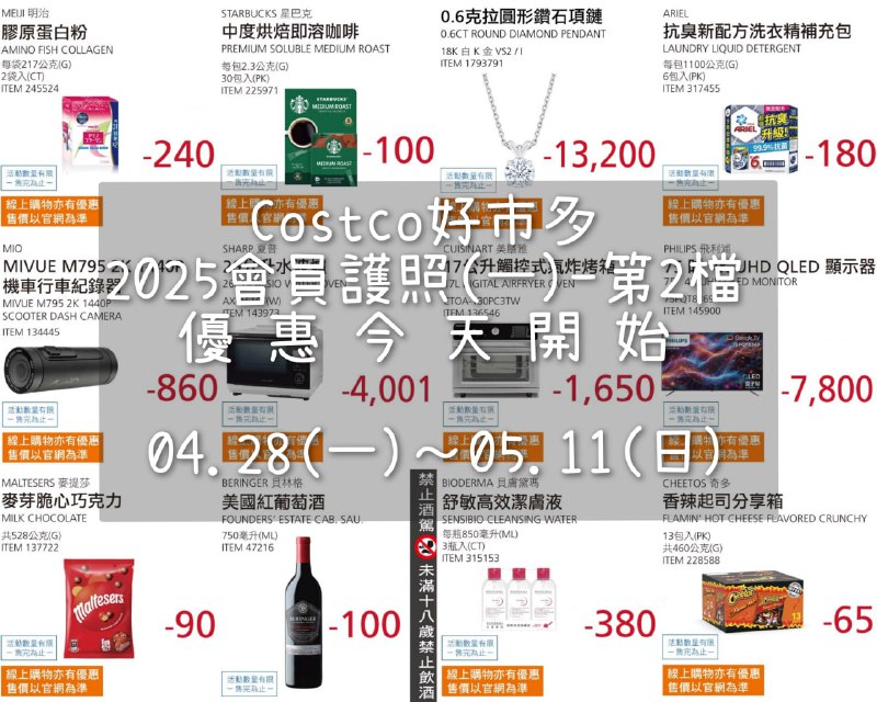 優惠情報 