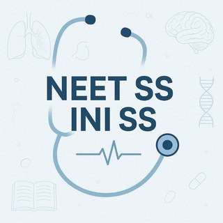 Telegram profile photo for NEETSS | INISS | RESIDENCY | SUPERSPECIALITY