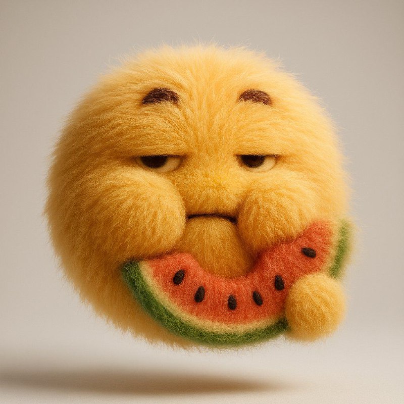 画毛茸茸的表情包 工具：Sora 或者 GPT-4o 注意： 请替换 [ ] 中括号内的表情为你想生成的表情，如果有单张表情图片，可以作为附件上传，然后把中括号内的文字修改为[参考附件图] 提示词： 将一个简单平面的矢量图标 [😂] 转化为柔软、立体、毛茸茸的可爱物体