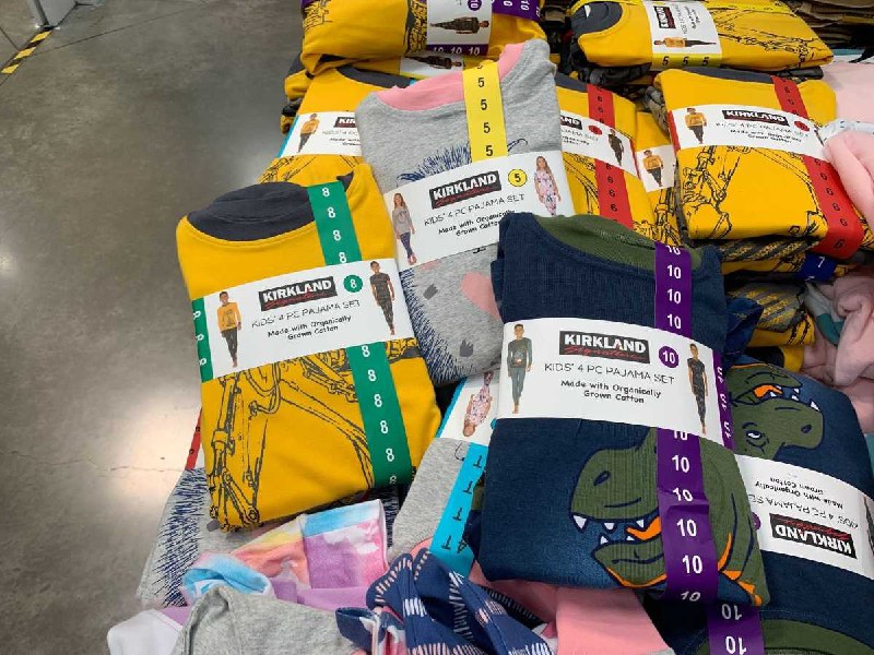 #Costco好市多10月新品通知KIRKLAND SIGNATURE 科克蘭兒童睡衣四件組 #7585258
