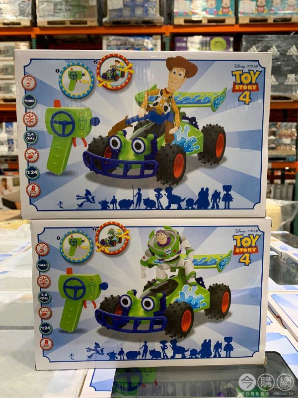 #Costco好市多12月新品通知TOY STORY 玩具總動員1:24遙控車 #125781