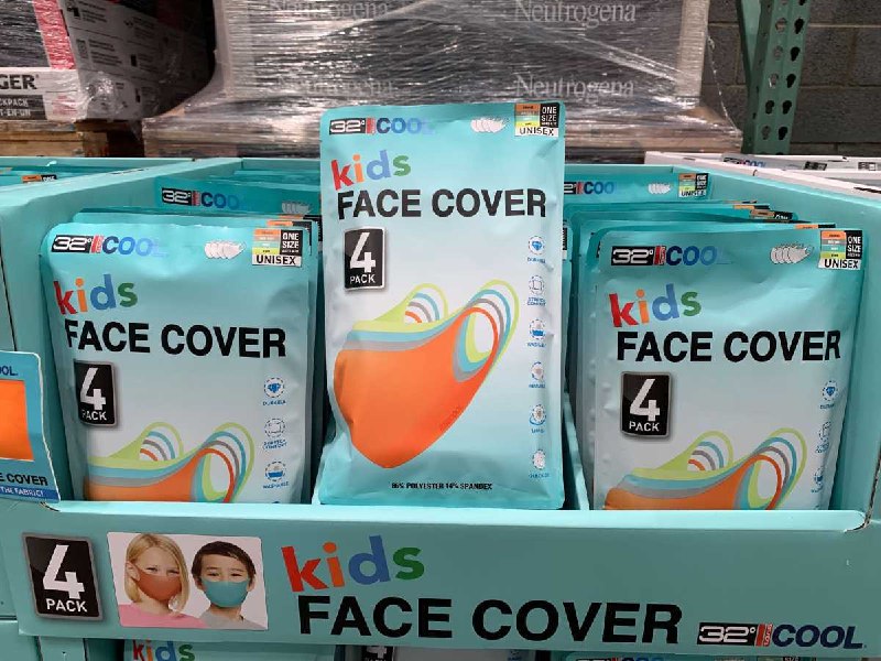 #Costco好市多11月新品通知32 DEGREES 兒童口罩四入組 #1463829