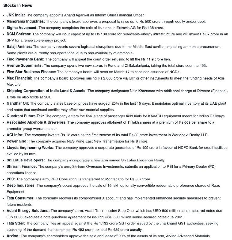 STOCKS TO WATCHSTOCKS TO WATCH