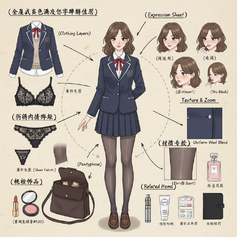 Nano Banana 穿搭分解图强大的AI@aigc1024Nano Banana 穿搭分解图强大的AI@aigc1024