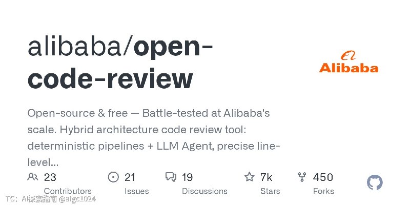 GitHub - alibaba/open-code-review: Open-source & free — Battle-tested at Alibaba's scale. Hybrid architecture code review tool: deterministic pipelines + LLM Agent, precise line-level comments, built-in fine-tuned ruleset (NPE, thread-safety, XSS, SQL injection), OpenAI & Anthropic compatible.