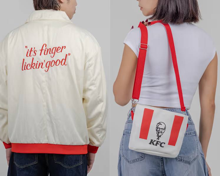 Fancy a KFC bucket bag, jacket or drumstick plush? The fast-food chain is launching lifestyle merchandise from Aug 1.