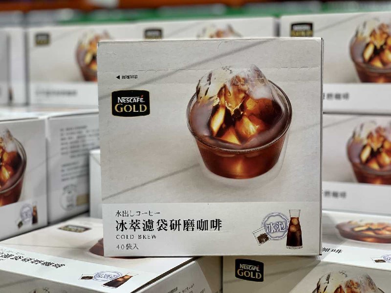 110/08/05 Costco新商品通知NESCAFE 雀巢金牌冰萃濾袋咖啡 #132545