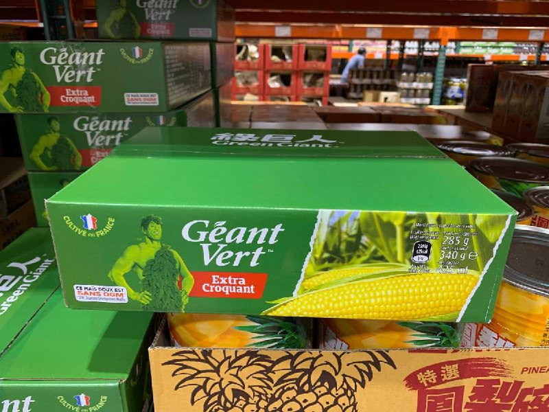 #Costco好市多8月新品通知GREEN GIANT 綠巨人脆甜玉米粒 #12944