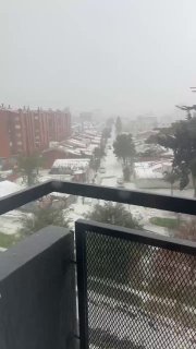 Intense hailstorm hits Talavera de la Reina, Toledo, Spain 🇪🇸 (06.10.2026)