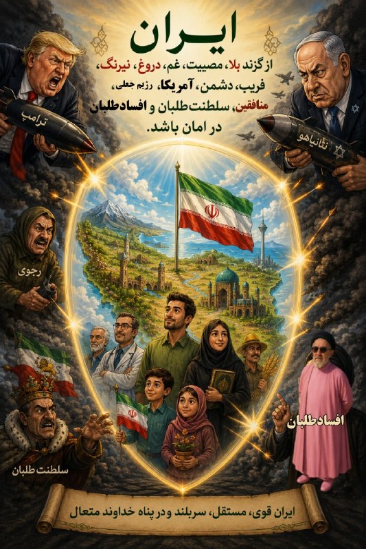🇮🇷خیانت خواص: گویی از ما و در نهان بر ما وطنم پشت حیله را بشکن #کاریکاتور_هوشنگی شماره ۱۶۳ #خیانت_خواصایران به سلامت باد#کاریکاتور_هوش