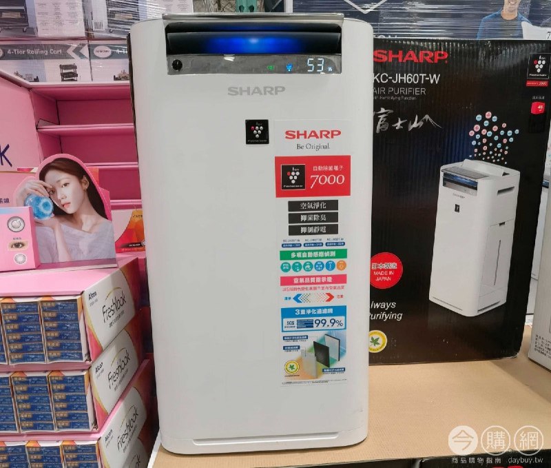#Costco好市多06月新品通知夏普 空氣清淨機 (KC-JH60T-W) #133160