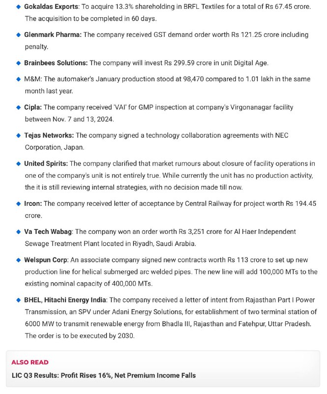 Stocks to WatchStocks to Watch
