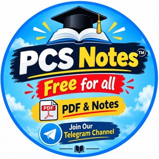Telegram profile photo for PCS Notes (Official) ™