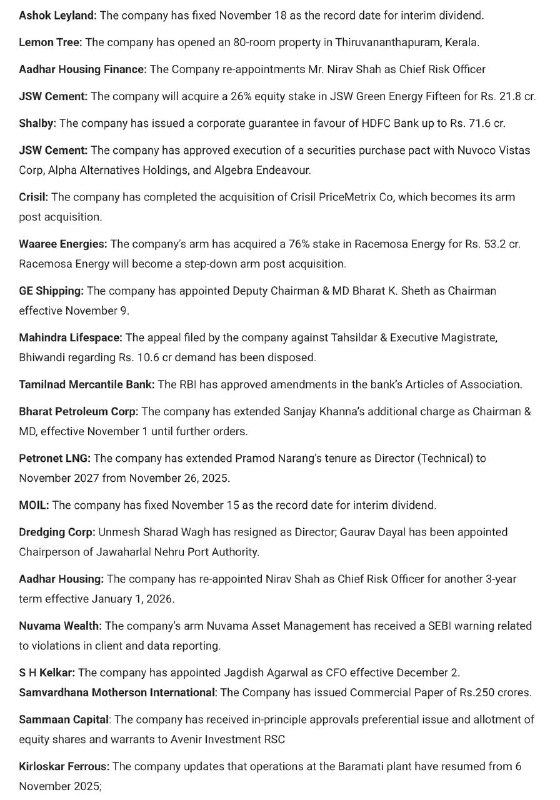 STOCKS TO WATCHSTOCKS TO WATCH