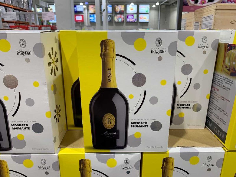 #Costco好市多5月新品通知#未成年請勿飲酒BATASIOLO 巴塔希慕斯思卡微甜氣泡酒 #126708