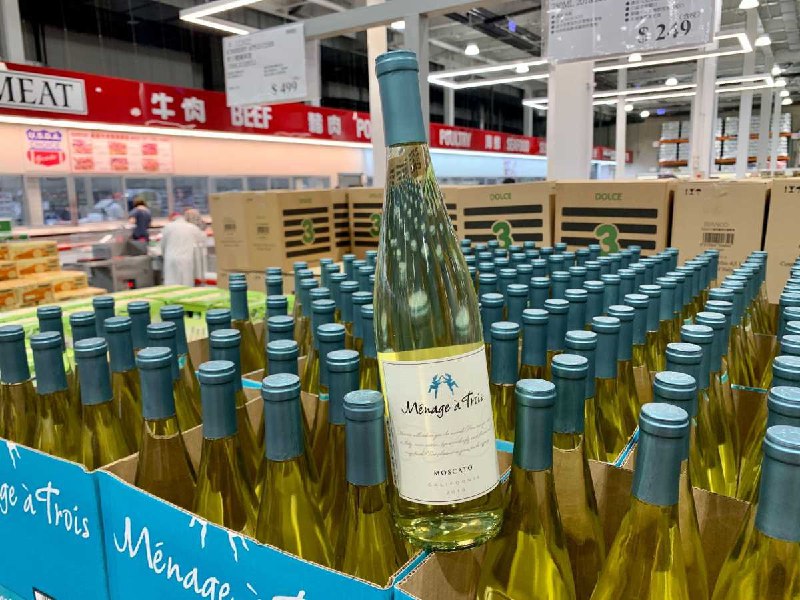 #Costco好市多04月新品通知MENAGE A TROIS 微甜白葡萄酒 #129081