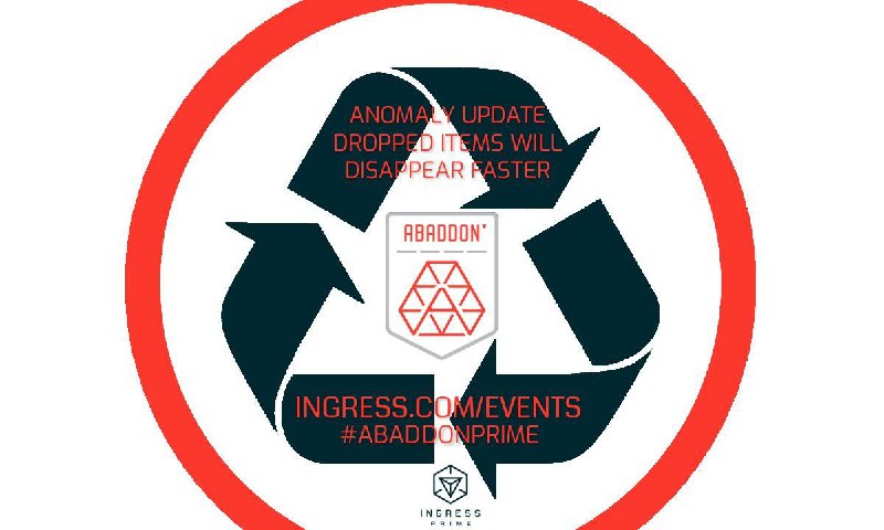 特工們，#AbaddonPrime 大戰在即，自今始，地圖上無主之物會比平常較快消失