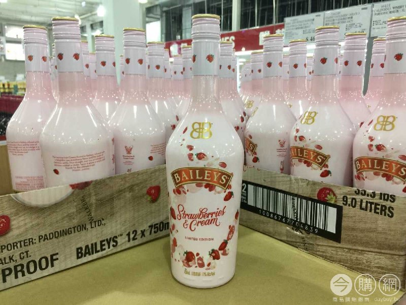 #Costco好市多02月新品通知#未成年請勿飲酒BAILEY'S 貝禮詩香甜奶酒草莓口味 #121575