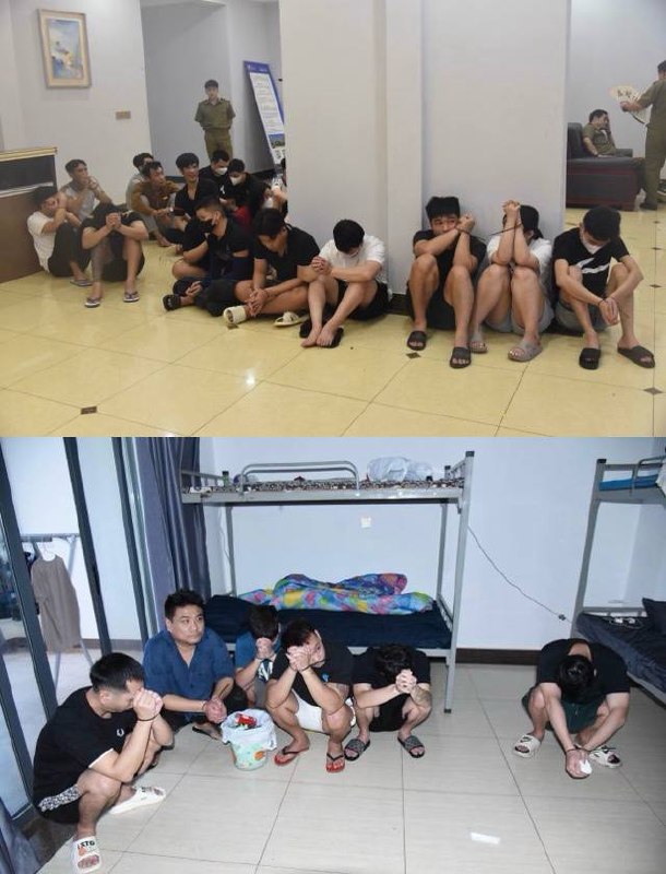 万象大事件：公安部专案组捣毁万象塔銮湖经济特区一电诈窝点 261人落网！ 老挝媒配图