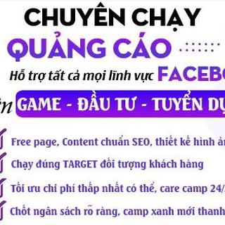 CHẠY QUẢNG CÁO FB HIỆU QUẢ